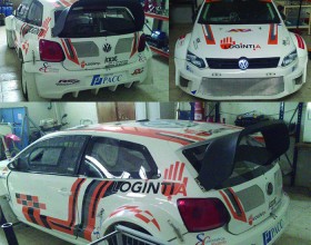 Rotulación coche rallye